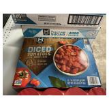 Diced tomatoes 12 cans