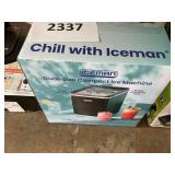 IceMan dual-size compact ice machine