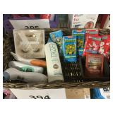 Basket- thermometers- tissues- conditioner-eyelash