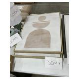 24inx20in Wall art set  of 2