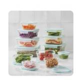 Glasslock 24pcs glass food storage set