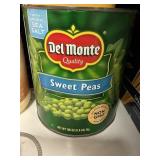 Del Monte sweet peas 105oz