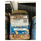 Whole cashews unsalted 33 oz
