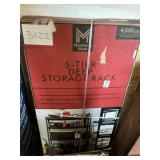 5-Tier deep storage rack