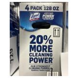 Lysol toilet bowl cleaner 4 pack