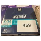 Mens underwear S/M 92ct