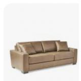 Harrison Coll leather sofa -mushroom