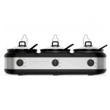 Chefman triple slow cooker & buffet server