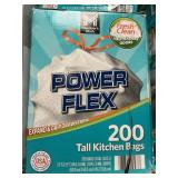 Power Flex 200 tall kitchen bags