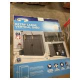 Suncast XL vertical shed