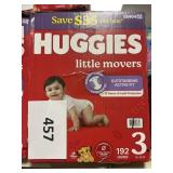 Huggies 192 diapers size 3
