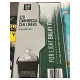 220 Commercial can liners 50 gal