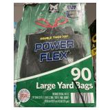 Power Flex large trash bags 90ct