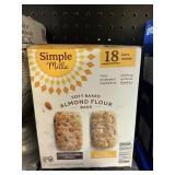 Simple Mills soft baked bars 18 ct