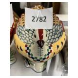 Threshold ceramic bird bowl