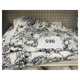 Floral comforter-2 shams- Unknown size