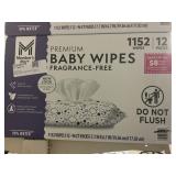 Premium baby wipes 1152 ct
