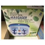 Heated foot spa massager