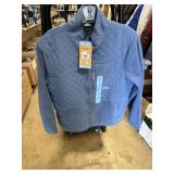 Womens mixed media fleece jacket L