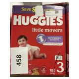 Huggies 192 diapers size 3