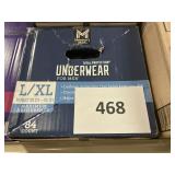 Mens underwear L/XL 84 ct
