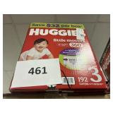 Huggies 192 diapers size 3