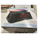 Sharp wireless charger- alarm clock