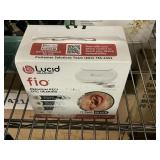 Lucid fio hearing aids 1 pair silver