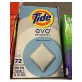 Tide evo detergant 72 fiber tiles