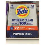 Tide power pods 72 pacs