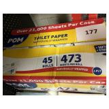 Pom toilet paper 45 rolls