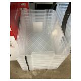 13qt 8 ct Plastic bins -NO lids