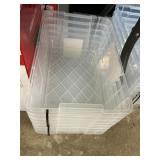13qt 8 ct Plastic bins -NO lids
