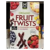 Organic fruit twists 24 ct