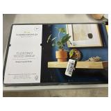 Threshold floating wall shelf 24inLx6inWx2inH