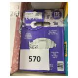 Premium diapers size 1   176 ct