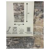 43inx24in Washable rug