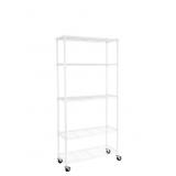 Seville 5-tier steel wire shelving