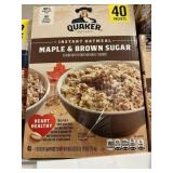 Quaker instant oatmeal 40 packets