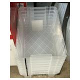 13qt 8 ct Plastic bins -NO lids