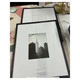 2 Black frame pictures 14inx11in