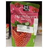 Freeze dried starwberry slices 2-3 oz