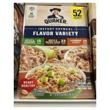 Quaker instant oatmeal 52 packets