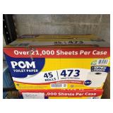 Pom toilet paper 45 rolls