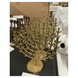 Threshold menorah tree of life metal