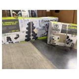 Marcy dumbbell rack & 1 box dumbbells