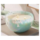 3-Wick scented candle vanilla souffle