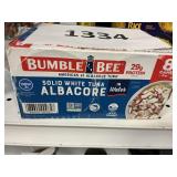 Bumble Bee solid white tuna in water 8 cans