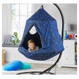 Cozy hanging pod-galaxy