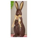 24in Chocolate bunny decor